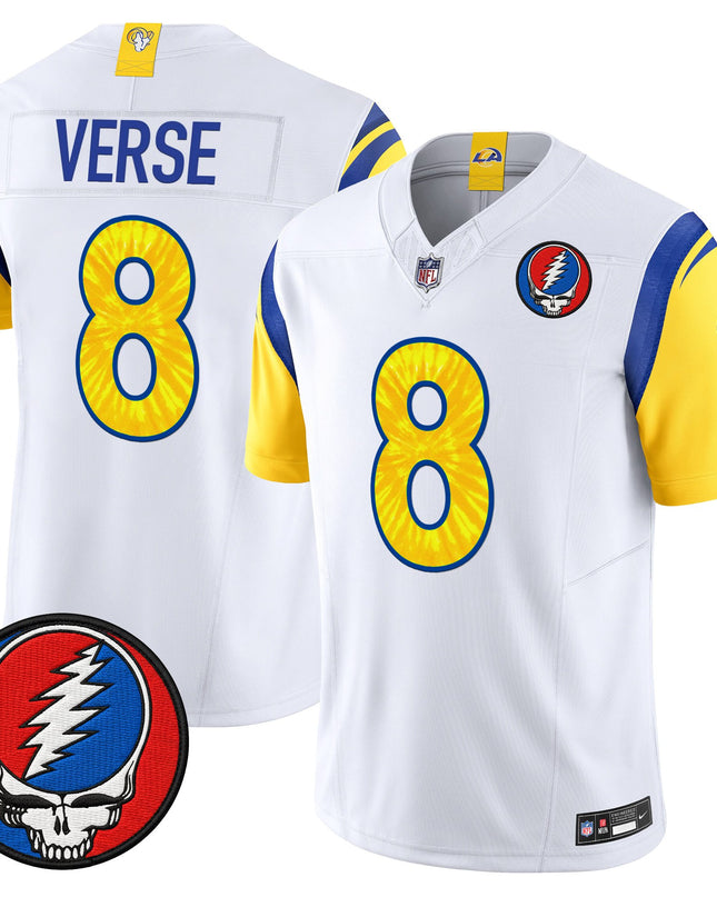 Men's Los Angeles Rams x Grateful Dead Vapor Limited Jersey - All Stitched