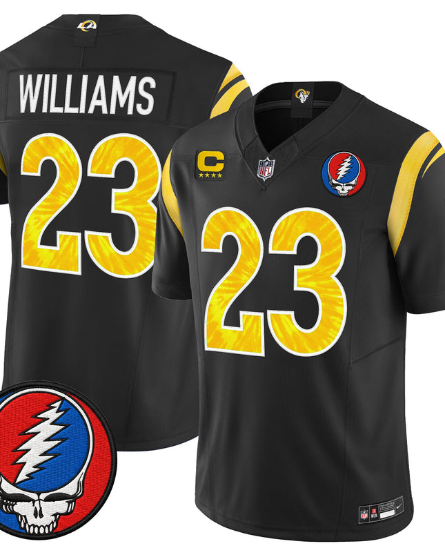 Men's Los Angeles Rams x Grateful Dead Vapor Limited Jersey - All Stitched