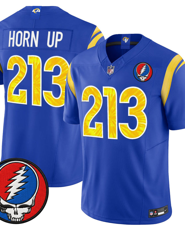 Men's Los Angeles Rams x Grateful Dead Vapor Limited Jersey - All Stitched