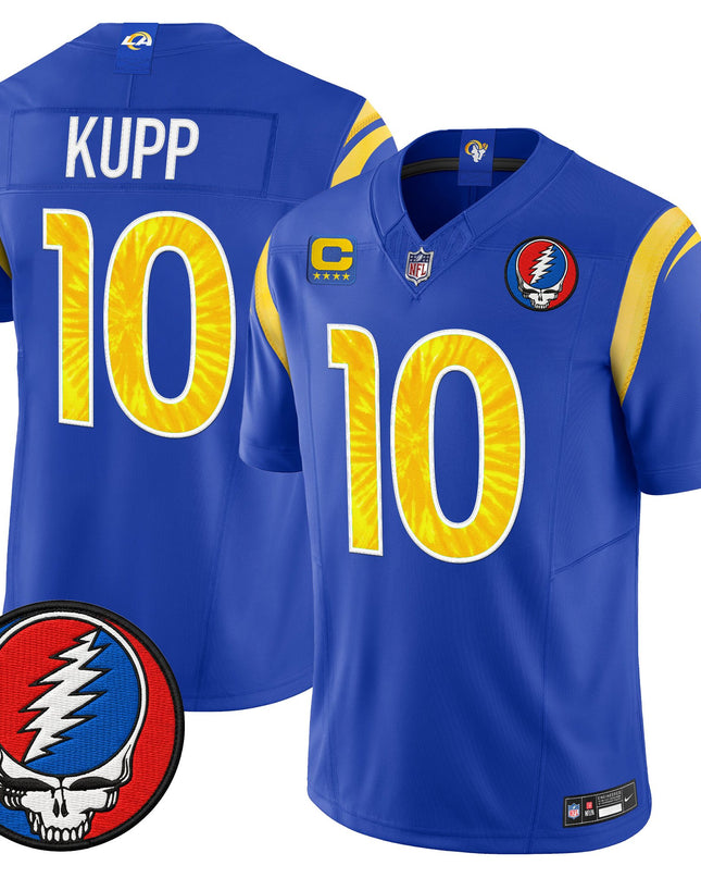 Men's Los Angeles Rams x Grateful Dead Vapor Limited Jersey - All Stitched