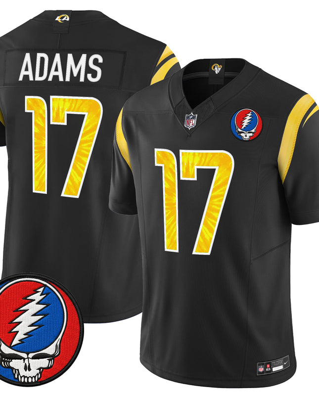 Men's Los Angeles Rams x Grateful Dead Vapor Limited Jersey - All Stitched
