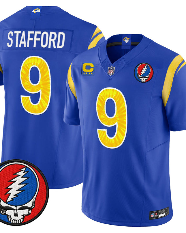 Men's Los Angeles Rams x Grateful Dead Vapor Limited Jersey - All Stitched