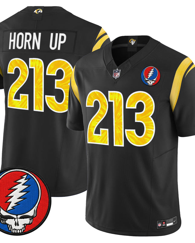 Men's Los Angeles Rams x Grateful Dead Vapor Limited Jersey - All Stitched