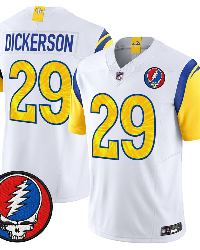 Men's Los Angeles Rams x Grateful Dead Vapor Limited Jersey - All Stitched