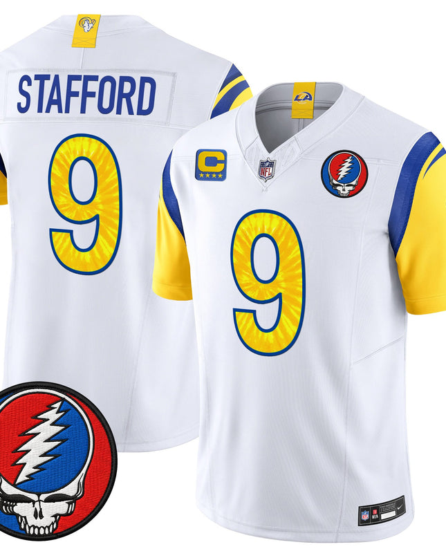 Men's Los Angeles Rams x Grateful Dead Vapor Limited Jersey - All Stitched