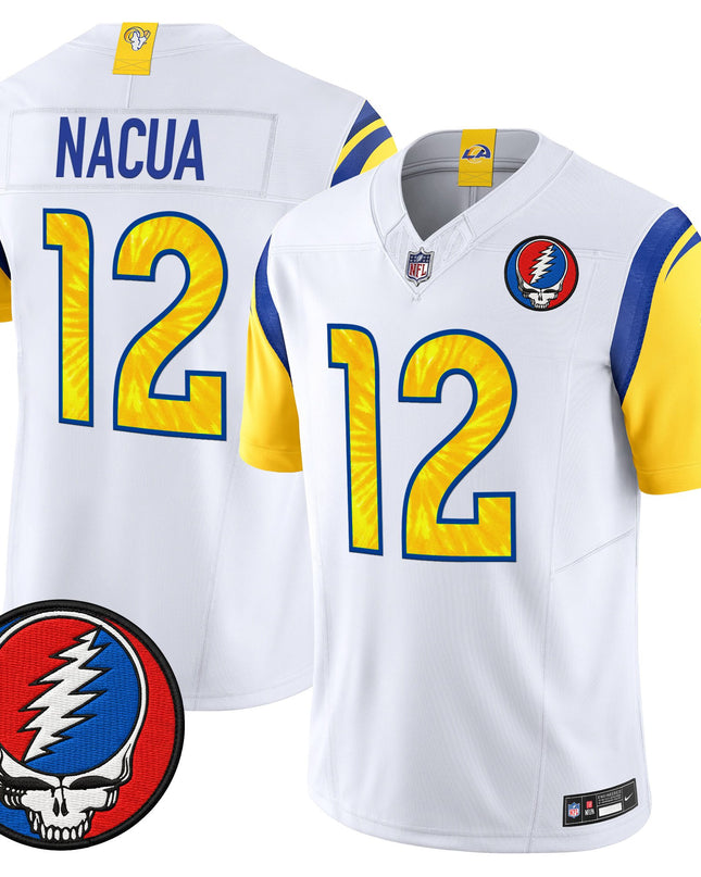 Men's Los Angeles Rams x Grateful Dead Vapor Limited Jersey - All Stitched