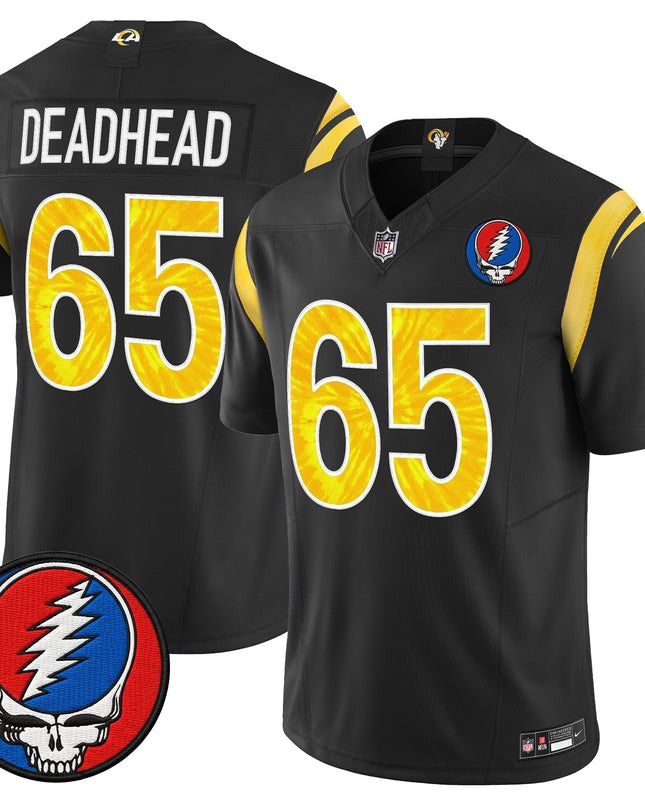 Men's Los Angeles Rams x Grateful Dead Vapor Limited Jersey - All Stitched