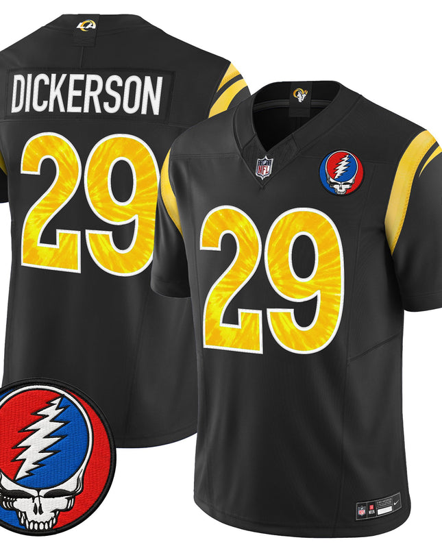 Men's Los Angeles Rams x Grateful Dead Vapor Limited Jersey - All Stitched