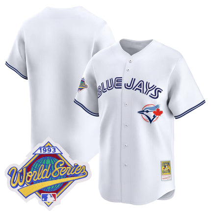 Men's Toronto Blue Jays 1993 World Series Vapor Premier Jersey - Throwback Edition - All Stitched