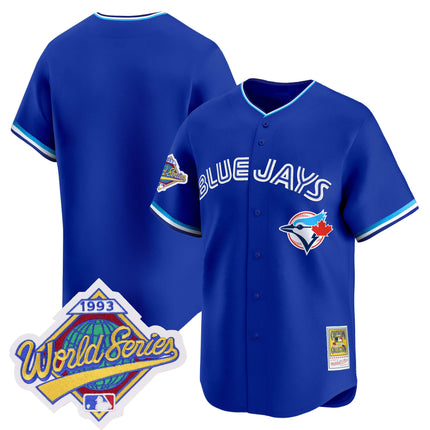Men's Toronto Blue Jays 1993 World Series Vapor Premier Jersey - Throwback Edition - All Stitched