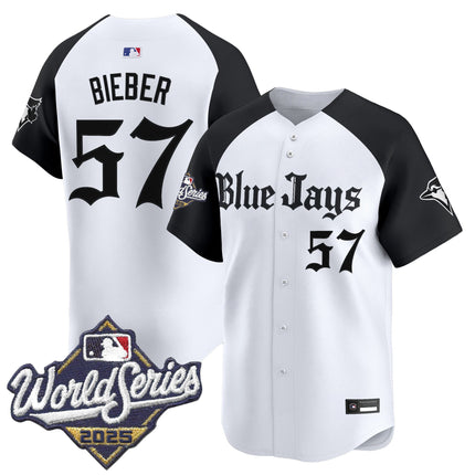 Men's Toronto Blue Jays 2025 World Series Vapor Premier Limited Jersey V2 - Gothic North Edition - All Stitched