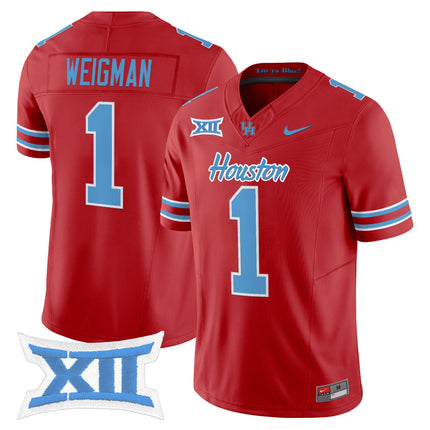 Men's Houston Cougars 2025 Oilers Inspired Vapor Limited Jersey - All Stitched