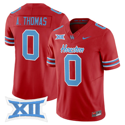 Men's Houston Cougars 2025 Oilers Inspired Vapor Limited Jersey - All Stitched