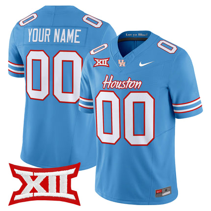Houston Cougars 2025 Oilers Inspired Vapor Limited Custom Jersey - All Stitched