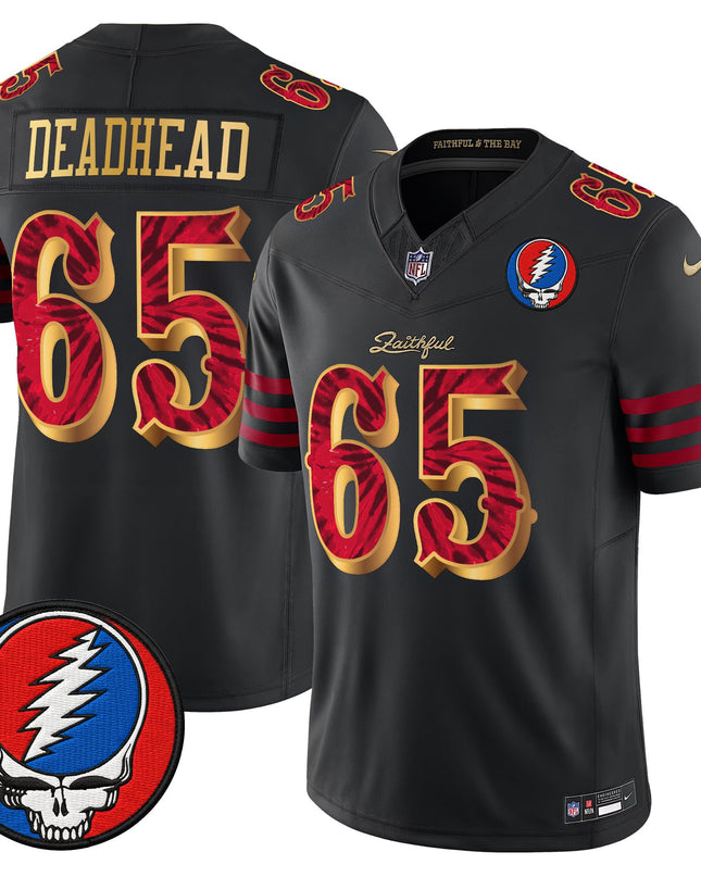 Men's San Francisco 49ers x Grateful Dead Rivalries Vapor Limited Jersey - Rivalries Edition - All Stitched