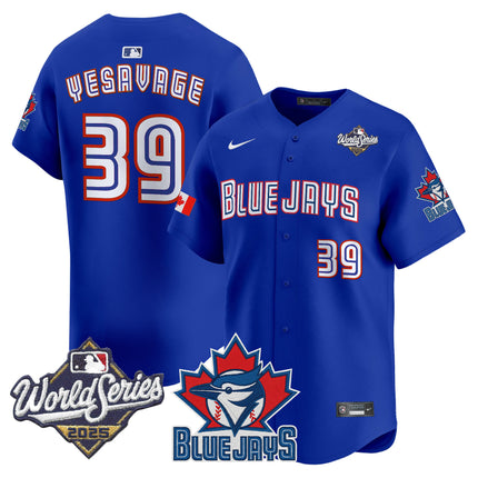 Men's Toronto Blue Jays 2025 World Series Vapor Premier Limited Jersey V3 - All Stitched