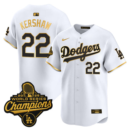 Men's Dodgers 2025 World Series Champions Vapor Premier Limited Jersey - All Stitched