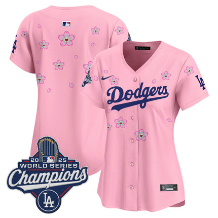 Women's Dodgers 2025 World Series Champions x Tokyo Series Vapor Premier Limited Jersey - Stitched