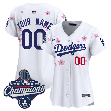 Dodgers 2025 World Series Champions x Tokyo Series Vapor Premier Limited Custom Jersey - Stitched