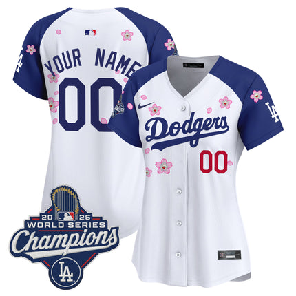 Dodgers 2025 World Series Champions x Tokyo Series Vapor Premier Limited Custom Jersey - Stitched