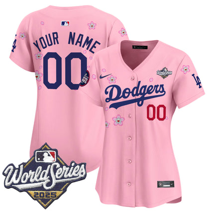 Dodgers 2025 World Series x Tokyo Series Vapor Premier Limited Custom Jersey V2 - Stitched