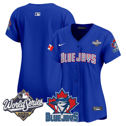 Women's Toronto Blue Jays 2025 World Series Vapor Premier Limited Jersey V3 - All Stitched