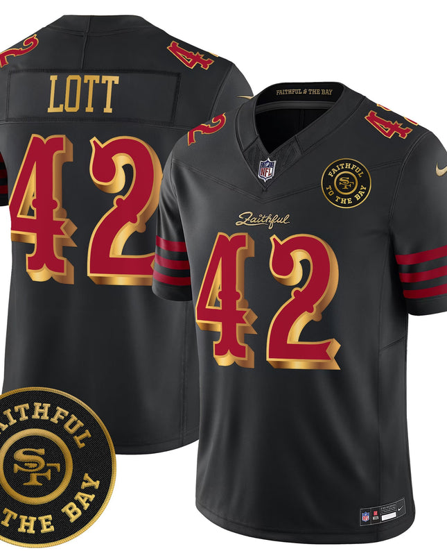 Men's 49ers “Rivalries” Vapor Limited Jersey - Faithful To The Bay Patch - All Stitched