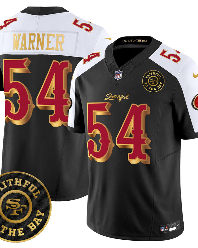 Men's 49ers “Rivalries” Vapor Limited Jersey - Faithful To The Bay Patch - All Stitched