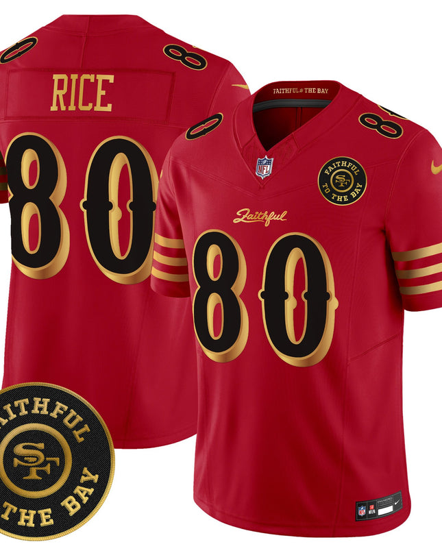 Men's 49ers “Rivalries” Vapor Limited Jersey - Faithful To The Bay Patch - All Stitched