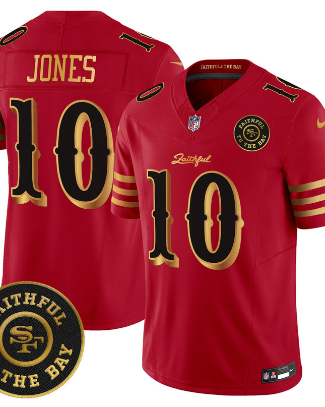 Men's 49ers “Rivalries” Vapor Limited Jersey - Faithful To The Bay Patch - All Stitched