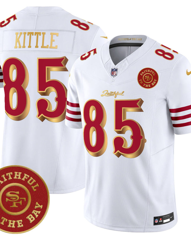Men's 49ers “Rivalries” Vapor Limited Jersey - Faithful To The Bay Patch - All Stitched