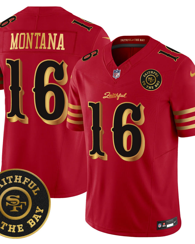 Men's 49ers “Rivalries” Vapor Limited Jersey - Faithful To The Bay Patch - All Stitched