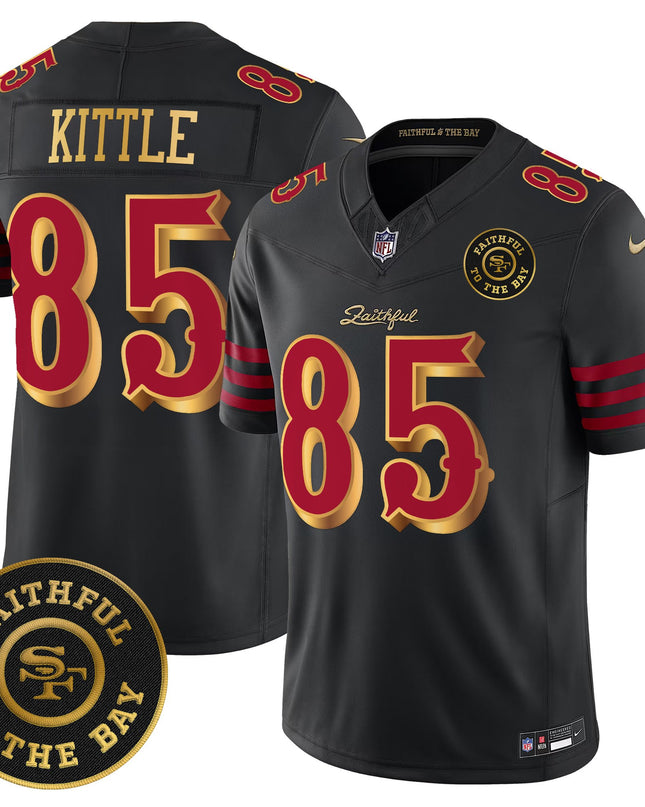 Men's 49ers “Rivalries” Vapor Limited Jersey - Faithful To The Bay Patch - All Stitched