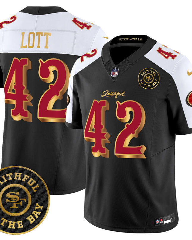 Men's 49ers “Rivalries” Vapor Limited Jersey - Faithful To The Bay Patch - All Stitched