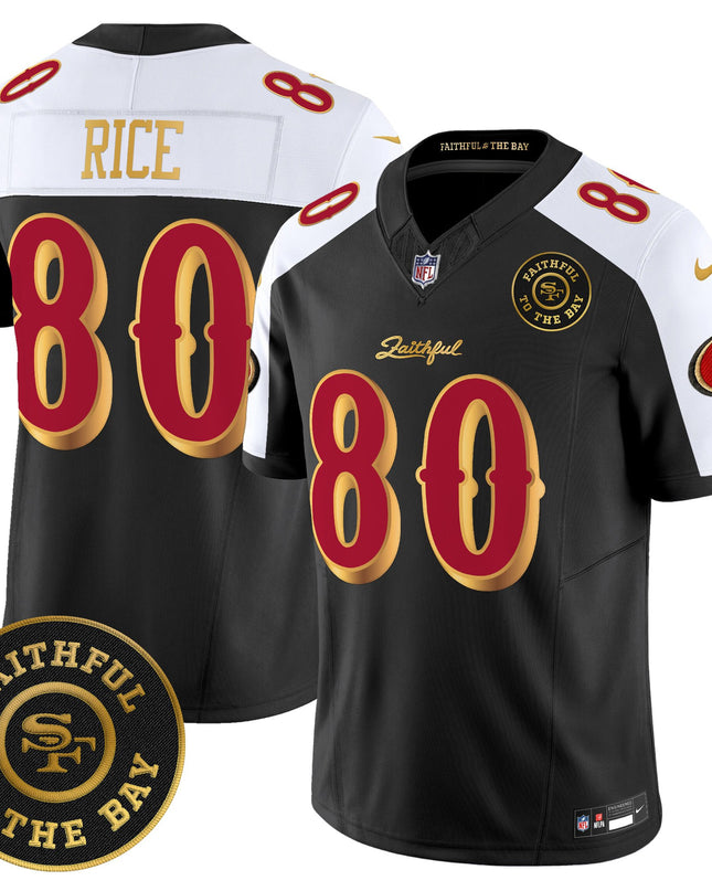 Men's 49ers “Rivalries” Vapor Limited Jersey - Faithful To The Bay Patch - All Stitched