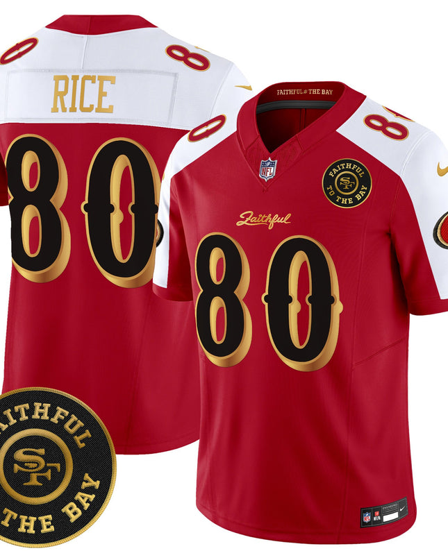 Men's 49ers “Rivalries” Vapor Limited Jersey - Faithful To The Bay Patch - All Stitched