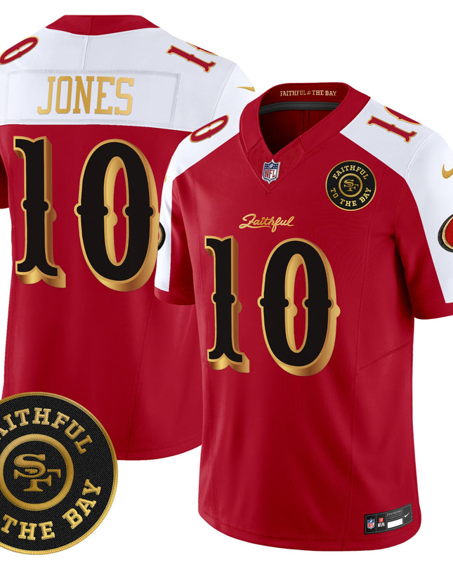 Men's 49ers “Rivalries” Vapor Limited Jersey - Faithful To The Bay Patch - All Stitched