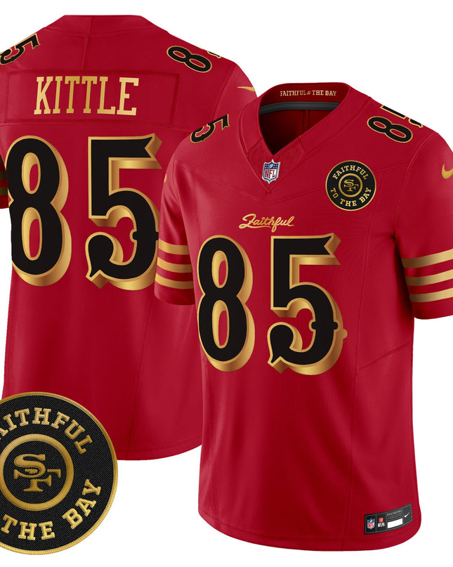 Men's 49ers “Rivalries” Vapor Limited Jersey - Faithful To The Bay Patch - All Stitched