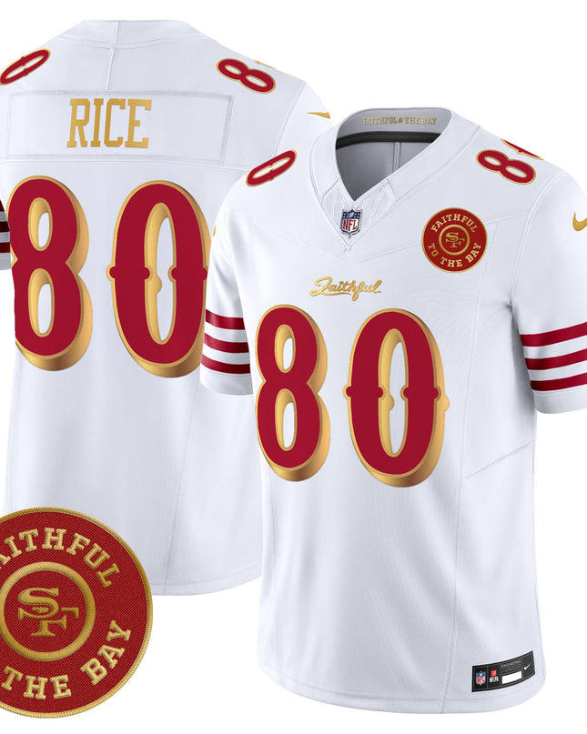 Men's 49ers “Rivalries” Vapor Limited Jersey - Faithful To The Bay Patch - All Stitched