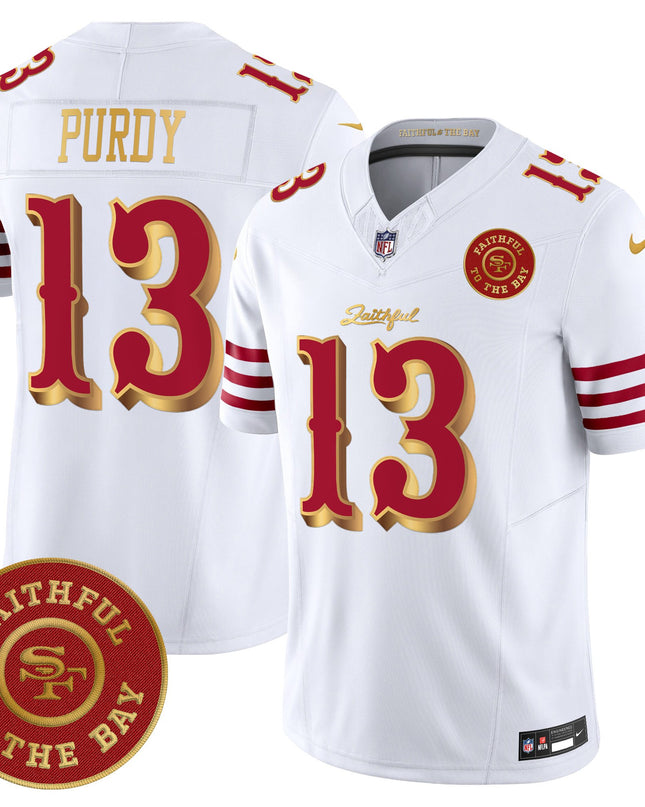 Men's 49ers “Rivalries” Vapor Limited Jersey - Faithful To The Bay Patch - All Stitched