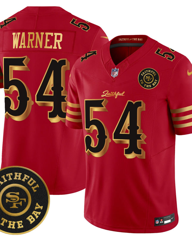 Men's 49ers “Rivalries” Vapor Limited Jersey - Faithful To The Bay Patch - All Stitched