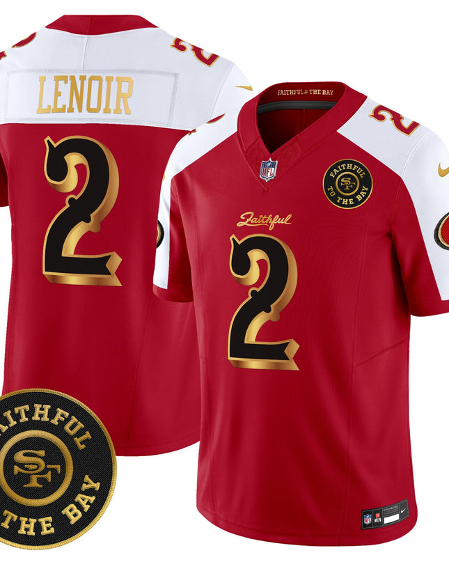 Men's 49ers “Rivalries” Vapor Limited Jersey - Faithful To The Bay Patch - All Stitched