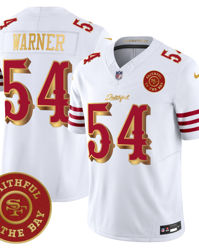 Men's 49ers “Rivalries” Vapor Limited Jersey - Faithful To The Bay Patch - All Stitched