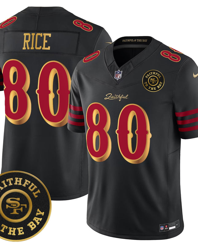 Men's 49ers “Rivalries” Vapor Limited Jersey - Faithful To The Bay Patch - All Stitched
