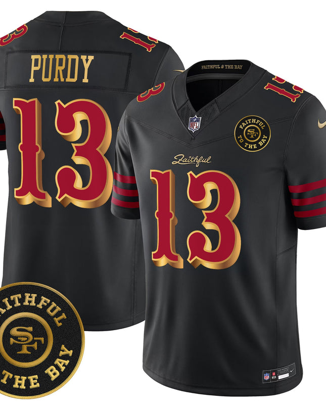 Men's 49ers “Rivalries” Vapor Limited Jersey - Faithful To The Bay Patch - All Stitched
