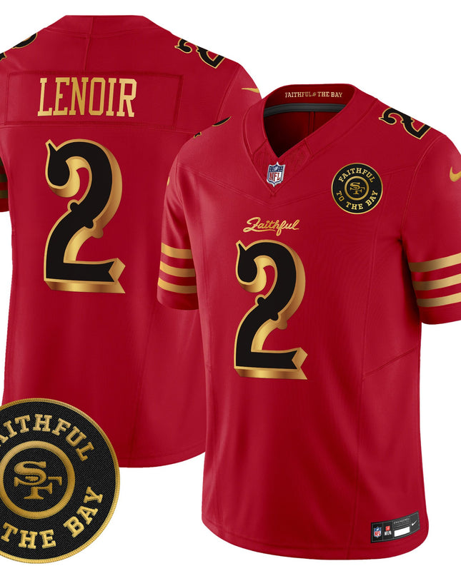 Men's 49ers “Rivalries” Vapor Limited Jersey - Faithful To The Bay Patch - All Stitched