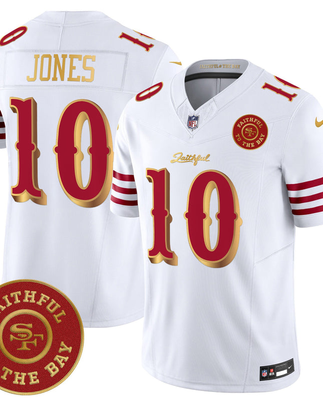Men's 49ers “Rivalries” Vapor Limited Jersey - Faithful To The Bay Patch - All Stitched