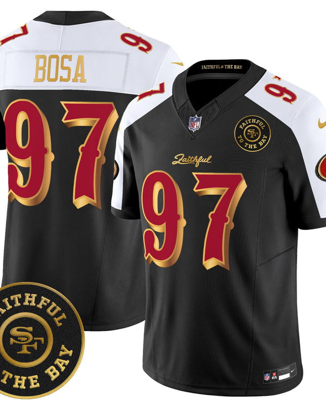 Men's 49ers “Rivalries” Vapor Limited Jersey - Faithful To The Bay Patch - All Stitched