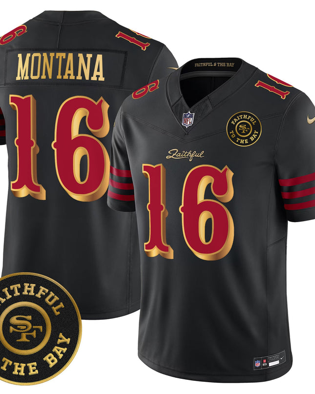 Men's 49ers “Rivalries” Vapor Limited Jersey - Faithful To The Bay Patch - All Stitched