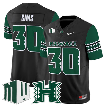 Men's Hawai'i Rainbow Warriors 2025 Vapor Limited Jersey - All Stitched